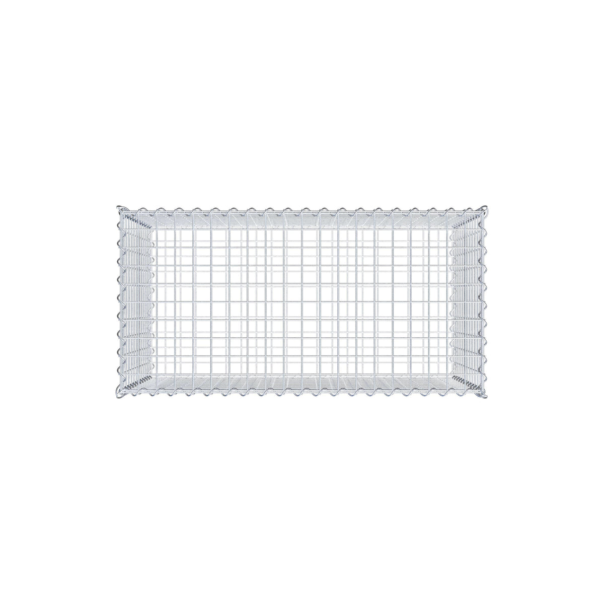 Gabion 100 cm x 60 cm x 50 cm (L x H x D), mesh size 5 cm x 5 cm, spiral