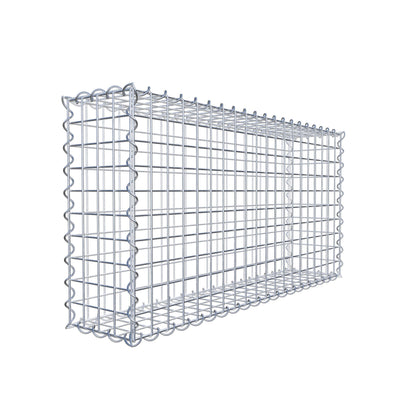 Set van 2 schanskorven 100 cm x 50 cm x 20 cm (L x H x D), maaswijdte 5 x 5 cm, spiraalvormig