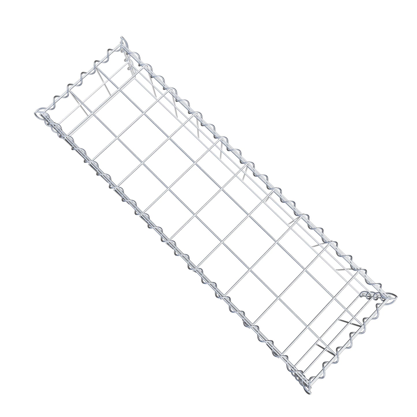 Gavión complementario tipo 3 100 cm x 20 cm x 30 cm (L x A x P), malla 10 cm x 10 cm, espiral