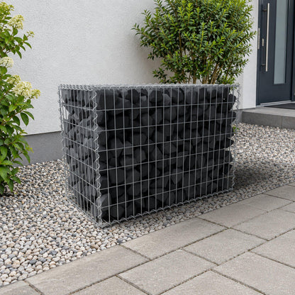 Gabione 100 cm x 70 cm x 50 cm (L x H x T), Maschenweite 5 cm x 10 cm, Spirale