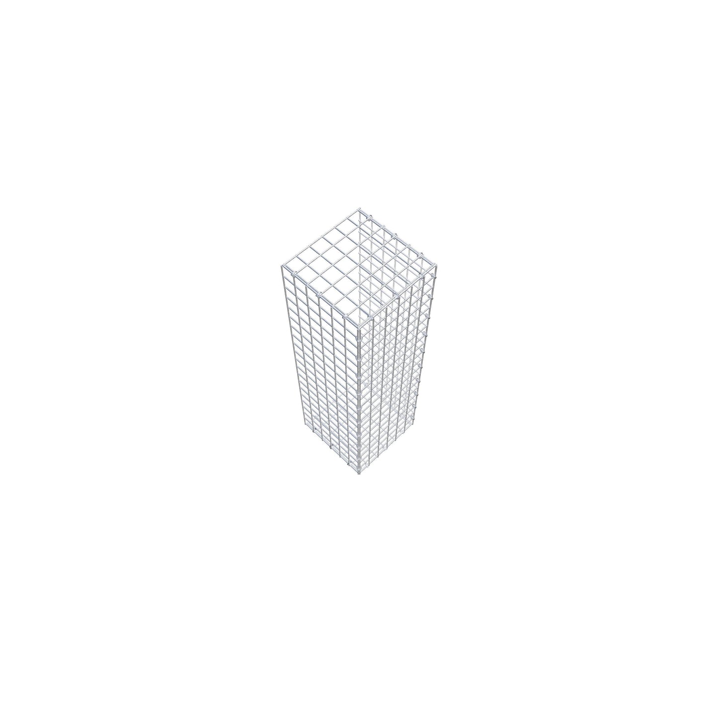 Gavión adicional tipo 2 100 cm x 30 cm x 30 cm (L x A x P), malla 5 cm x 5 cm, anillo en C