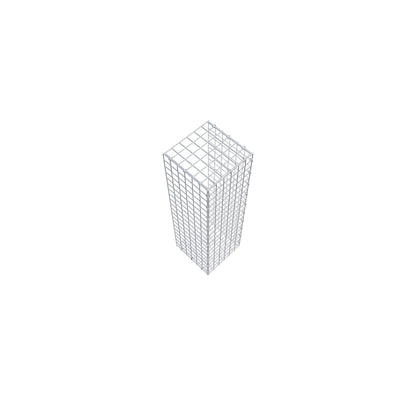 Gavión adicional tipo 2 100 cm x 30 cm x 30 cm (L x A x P), malla 5 cm x 5 cm, anillo en C
