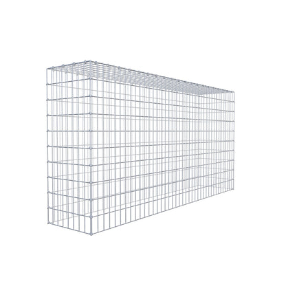 Gabião Tipo 3 200 cm x 100 cm x 40 cm (C x A x P), malhagem 5 cm x 10 cm, anel C