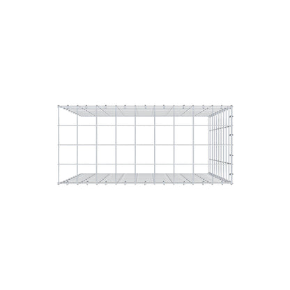 Gabião Tipo 4 100 cm x 90 cm x 40 cm (C x A x P), malhagem 10 cm x 10 cm, anel C