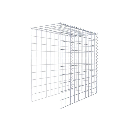 Gabião tipo 4 100 cm x 100 cm x 50 cm (C x A x P), malhagem 10 cm x 10 cm, espiral