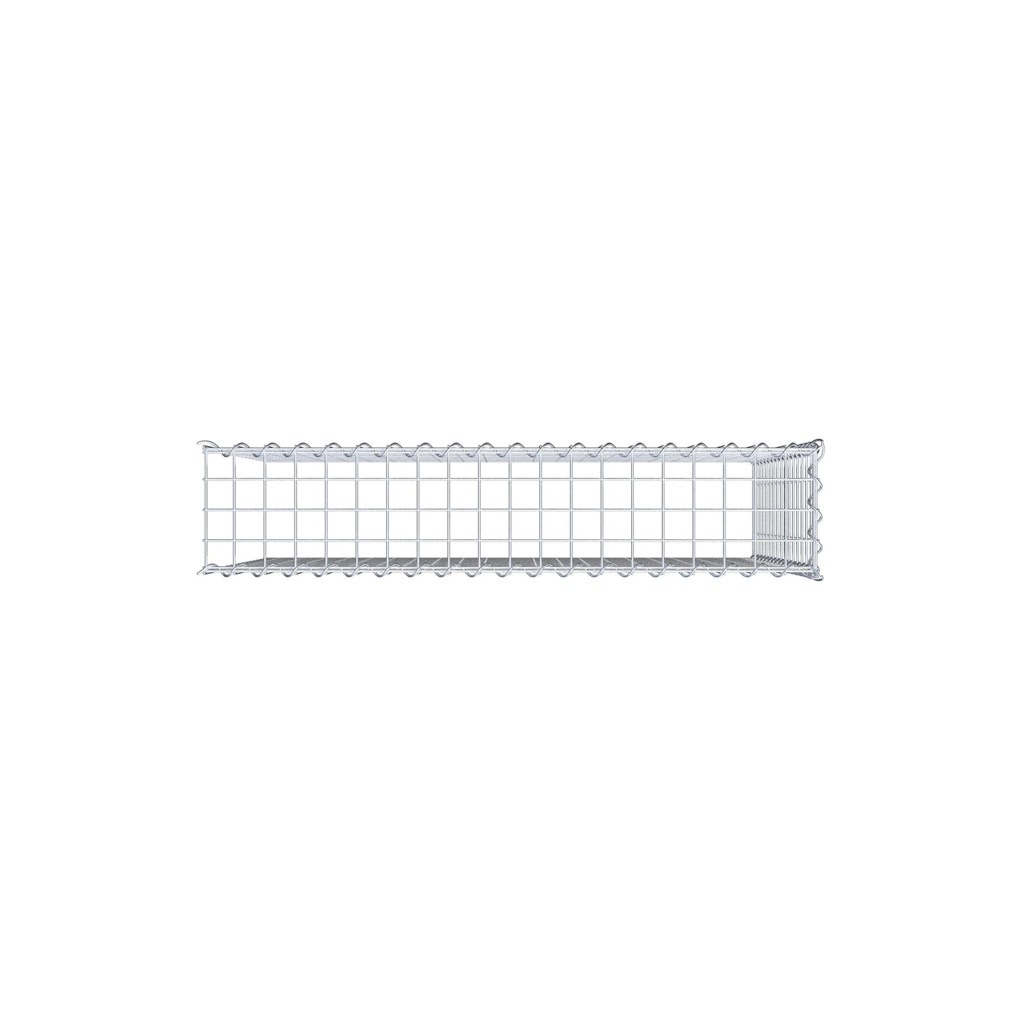 Extra gabion typ 4 100 cm x 80 cm x 20 cm (L x H x D), maskstorlek 5 cm x 5 cm, spiral