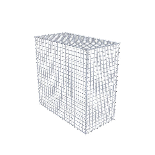 Gabbione 100 cm x 100 cm x 50 cm (L x H x P), maglia 5 cm x 5 cm, spirale