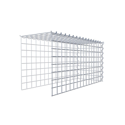 Gavión complementario tipo 4 80 cm x 40 cm x 30 cm (L x A x P), malla 5 cm x 5 cm, espiral