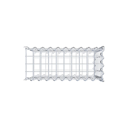 Grown-on gabion type 2 50 cm x 40 cm x 20 cm (L x H x D), mesh size 5 cm x 10 cm, spiral