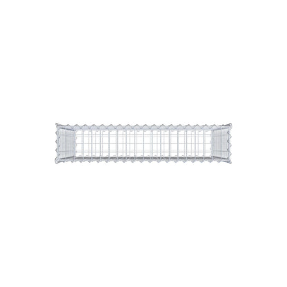 Gabion 100 cm x 80 cm x 20 cm (L x H x D), maskstorlek 5 cm x 5 cm, spiral