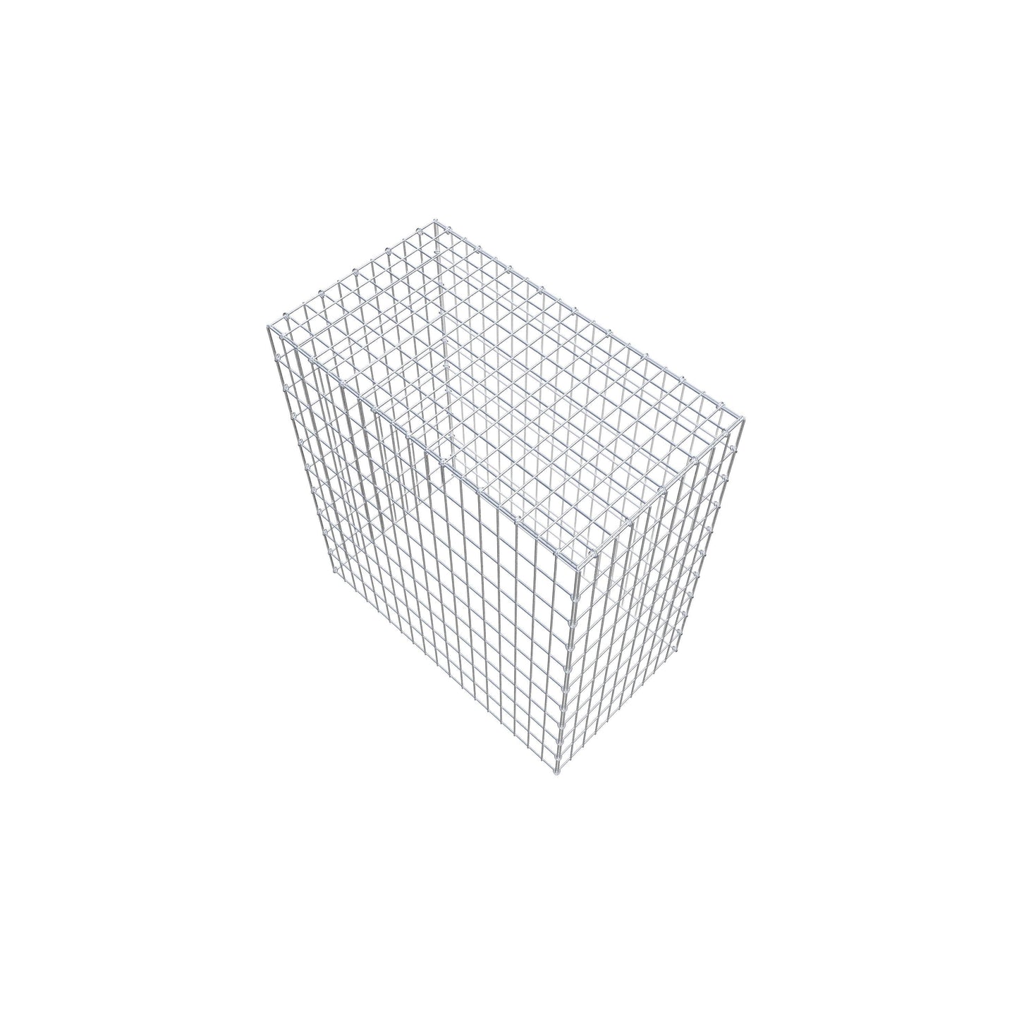 Gavión complementario de tipo 3 100 cm x 90 cm x 50 cm (L x A x P), malla 5 cm x 10 cm, anillo en C