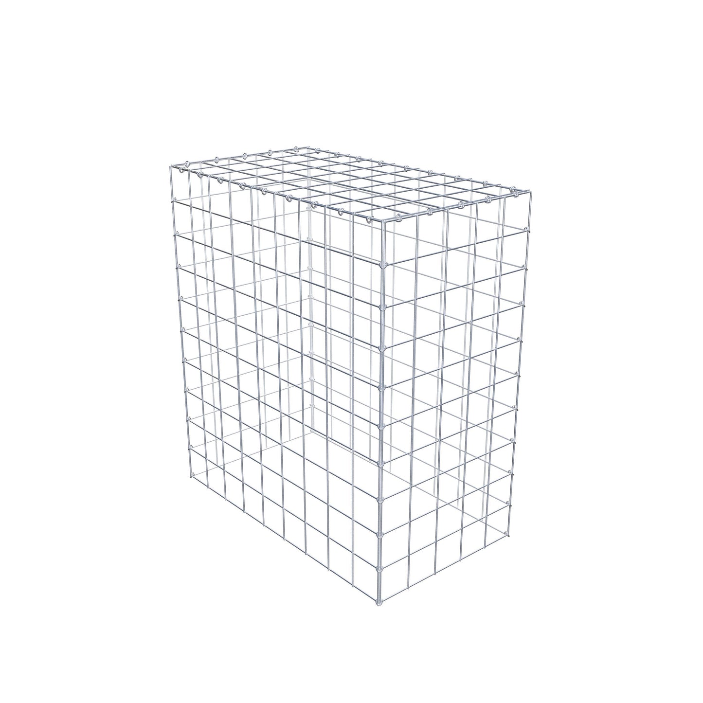 Gavión complementario de tipo 3 100 cm x 90 cm x 50 cm (L x A x P), malla 10 cm x 10 cm, anillo en C