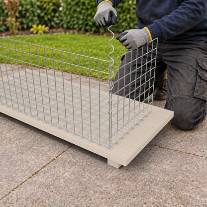 Gabion 100 cm x 40 cm x 40 cm (L x H x D), maskestørrelse 5 cm x 5 cm, spiral