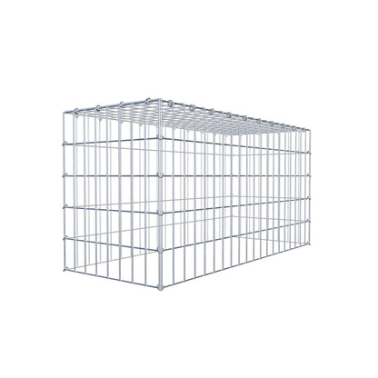 Gavión complementario de tipo 3 100 cm x 50 cm x 40 cm (L x A x P), malla 5 cm x 10 cm, anillo en C
