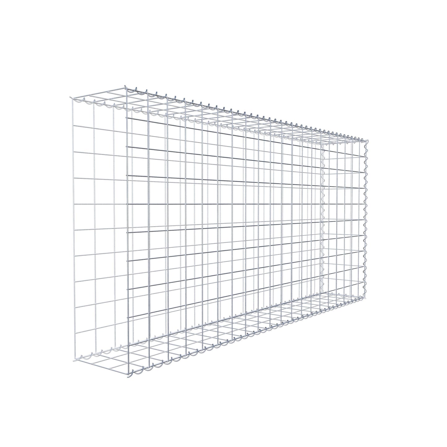 Gavión complementario tipo 2 200 cm x 100 cm x 30 cm (L x A x P), malla 10 cm x 10 cm, espiral
