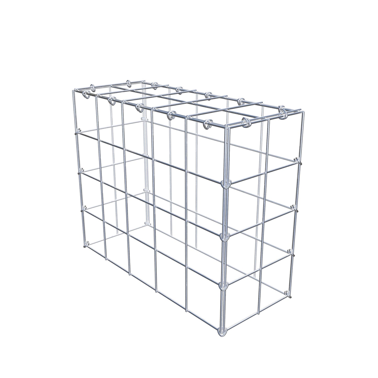 Pila adicional tipo 3 50 cm x 40 cm x 20 cm (L x A x P), malla 10 cm x 10 cm, anillo en C