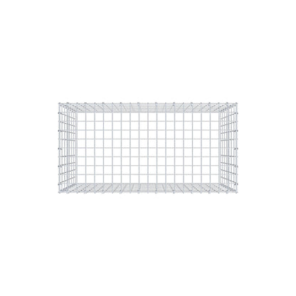 Gabbione aggiuntivo di tipo 3 100 cm x 70 cm x 50 cm (L x H x P), maglia 5 cm x 10 cm, anello a C