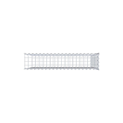 Opvokset gabion type 2 100 cm x 80 cm x 20 cm (L x H x D), maskestørrelse 5 cm x 5 cm, spiral