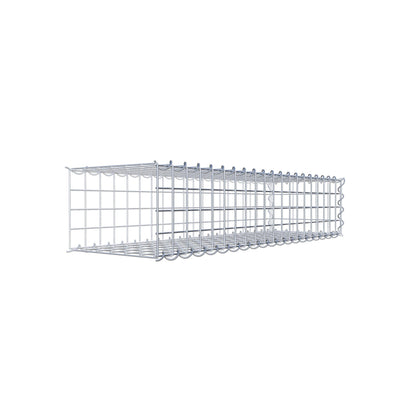 Opvokset gabion type 2 100 cm x 20 cm x 30 cm (L x H x D), maskestørrelse 5 cm x 5 cm, spiral