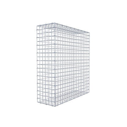 Gavión 100 cm x 90 cm x 30 cm (L x A x P), luz de malla 5 cm x 5 cm, anillo en C