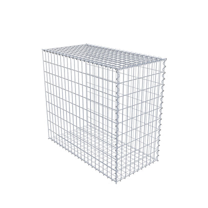 Gabion rapporté type 2 100 cm x 90 cm x 50 cm (L x H x P), mailles 5 cm x 10 cm, spirale