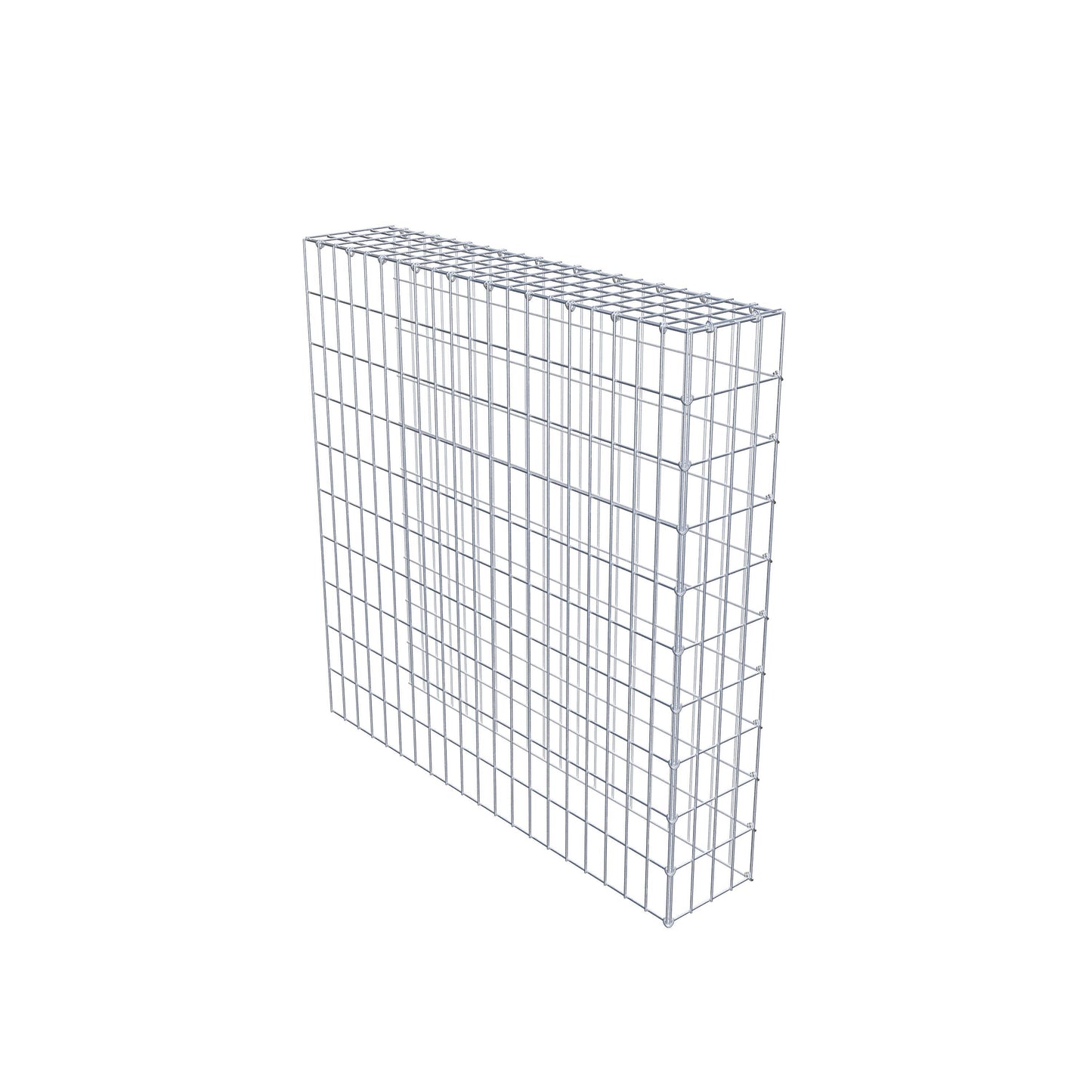 Gavión adicional tipo 4 100 cm x 100 cm x 20 cm (L x A x P), malla 5 cm x 10 cm, anillo en C