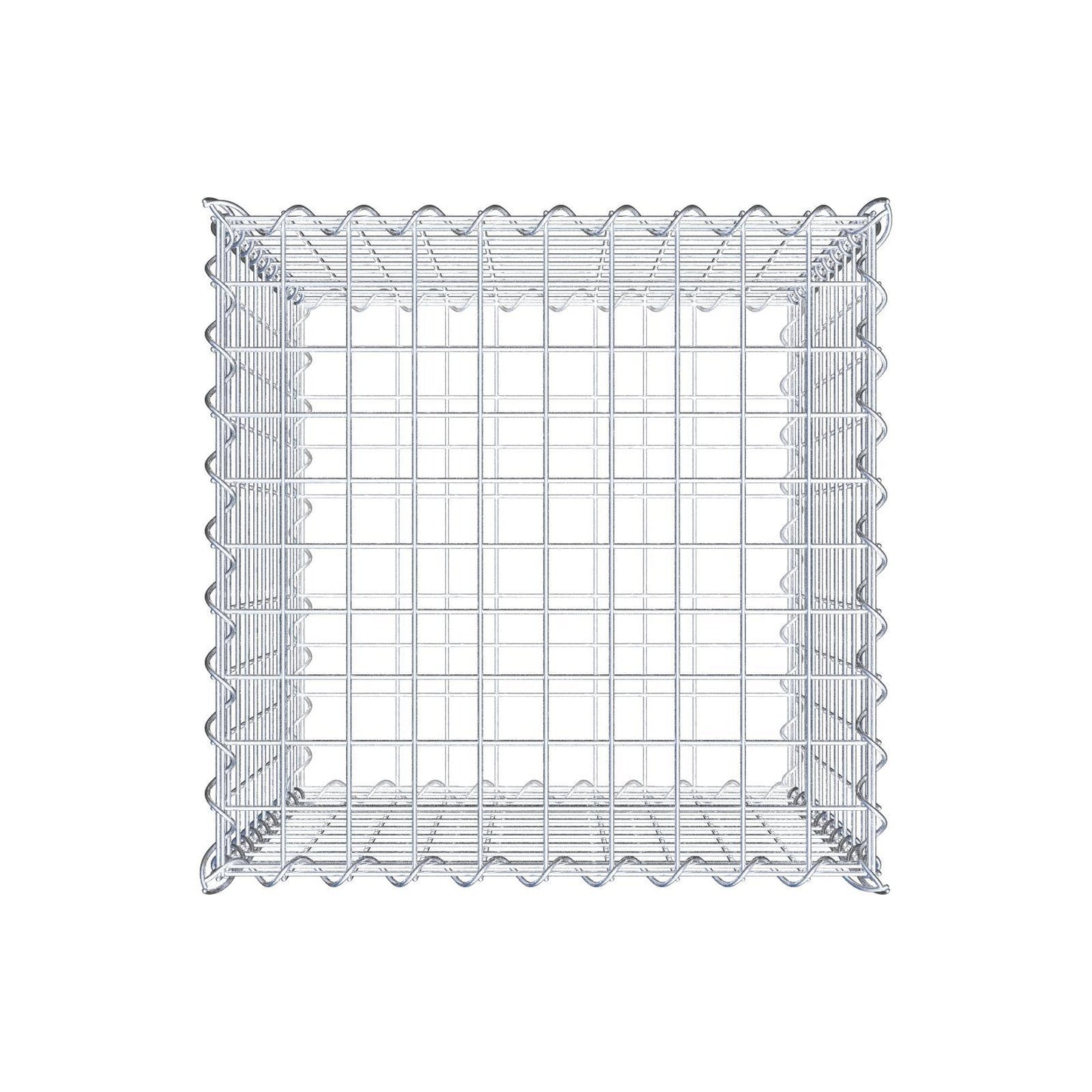 Gabion 50 cm x 50 cm x 50 cm (L x H x D), maskstorlek 5 cm x 5 cm, spiral