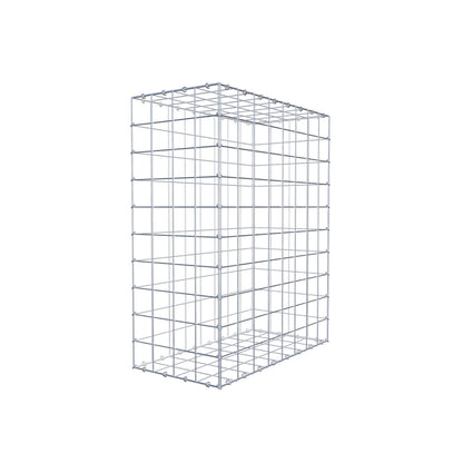 Gabion 100 cm x 80 cm x 40 cm (L x H x D), mesh size 10 cm x 10 cm, C-ring