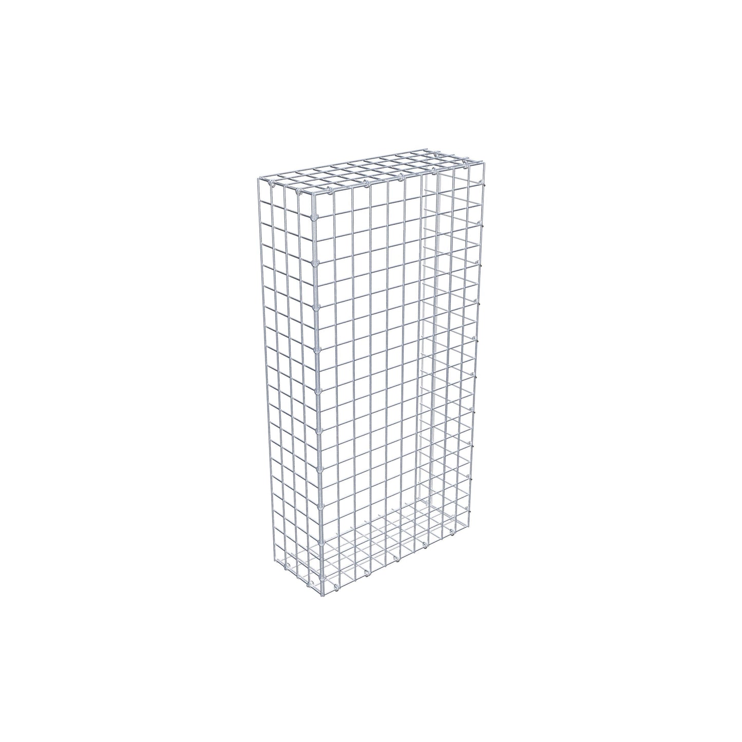 Gavión acoplable tipo 2 100 cm x 20 cm x 50 cm (L x A x P), malla 5 cm x 5 cm, anillo en C