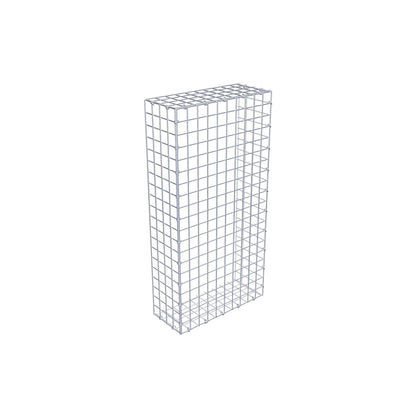 Gavión acoplable tipo 2 100 cm x 20 cm x 50 cm (L x A x P), malla 5 cm x 5 cm, anillo en C
