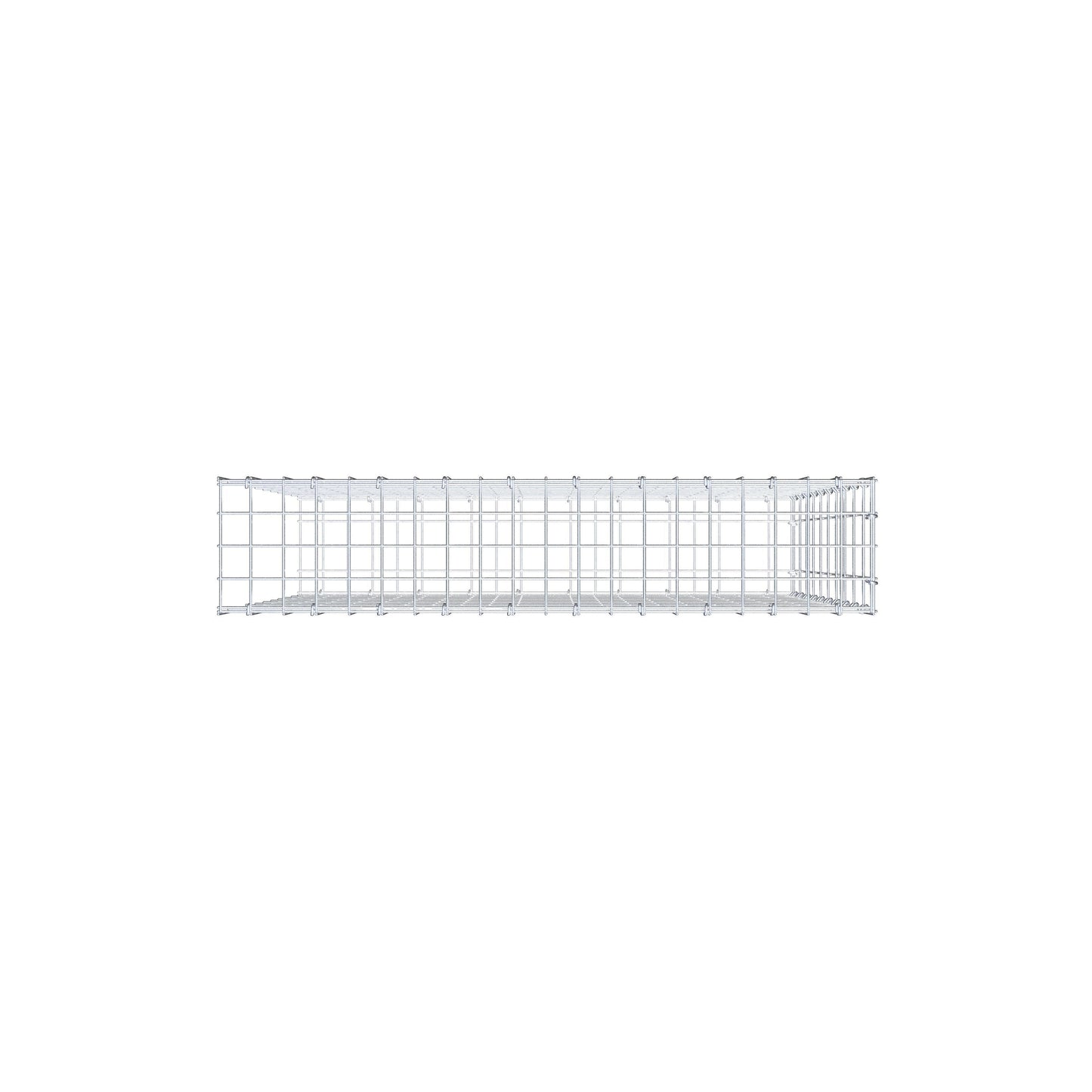 Extra gabion typ 2 100 cm x 100 cm x 20 cm, maskstorlek 5 cm x 10 cm, C-ring