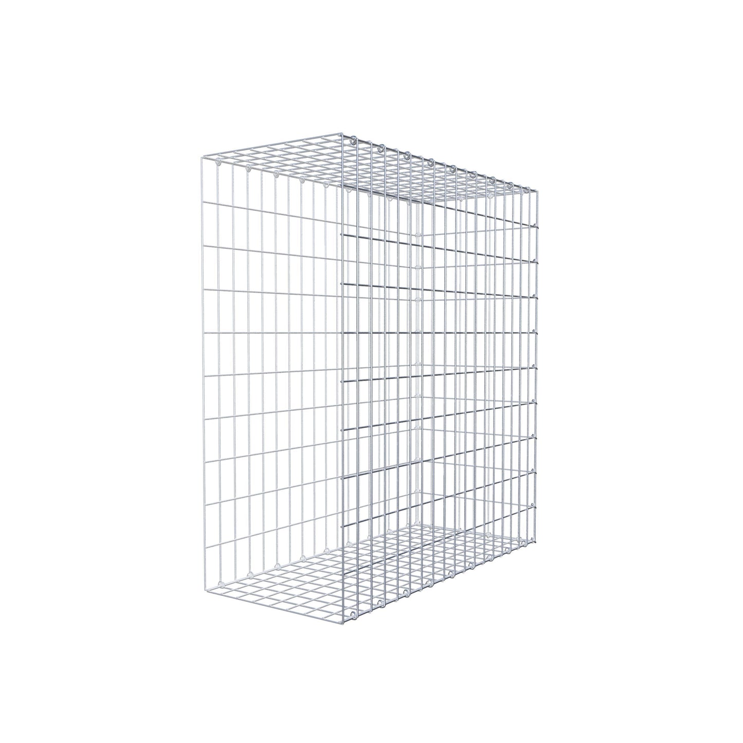 Anbaugabione Typ 2 100 cm x 90 cm x 40 cm, Maschenweite 5 cm x 10 cm, C-Ring