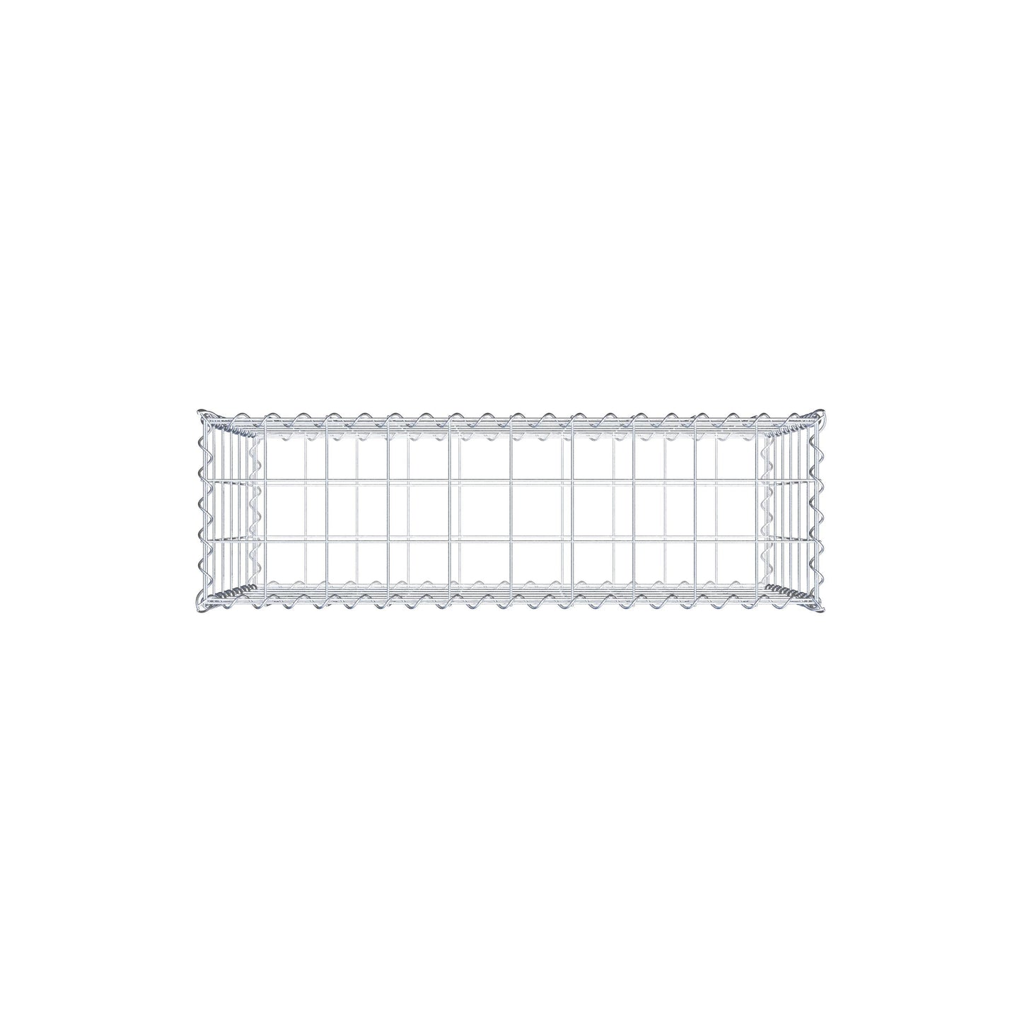Gabion 100 cm x 60 cm x 30 cm (L x H x P), mailles 10 cm x 10 cm, spirale