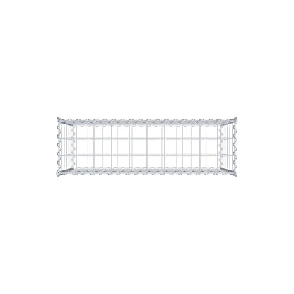 Gabion 100 cm x 60 cm x 30 cm (L x H x P), mailles 10 cm x 10 cm, spirale