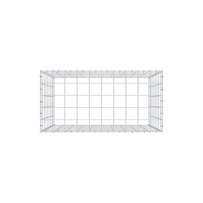 Gavión complementario de tipo 3 100 cm x 90 cm x 50 cm (L x A x P), malla 10 cm x 10 cm, anillo en C