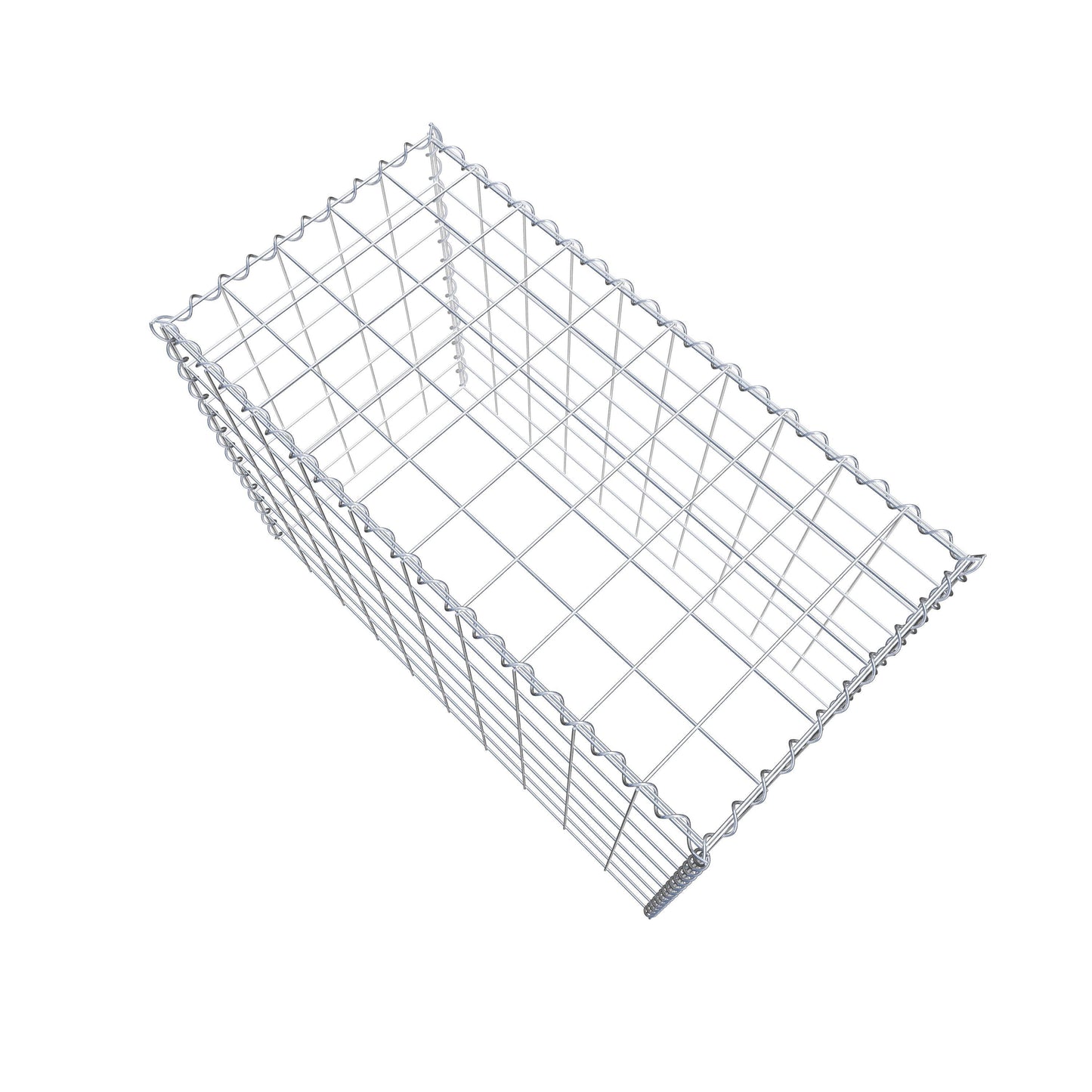 Gavión complementario tipo 3 100 cm x 70 cm x 50 cm (L x A x P), malla 10 cm x 10 cm, espiral
