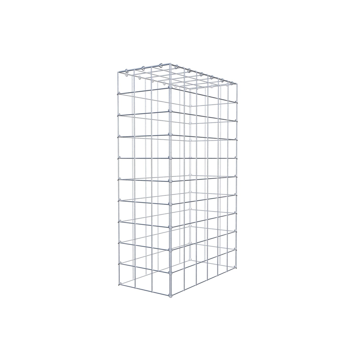 Anbaugabione Typ 3 100 cm x 60 cm x 30 cm (L x H x T), Maschenweite 10 cm x 10 cm, C-Ring