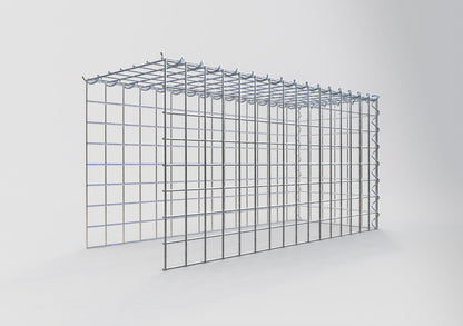 Gavión complementario tipo 4 80 cm x 40 cm x 30 cm (L x A x P), malla 5 cm x 5 cm, espiral