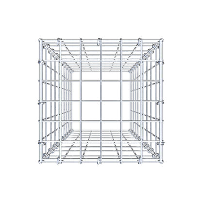 Gavión complementario de tipo 3 100 cm x 30 cm x 30 cm (largo x alto x fondo), malla 5 cm x 10 cm, anillo en C