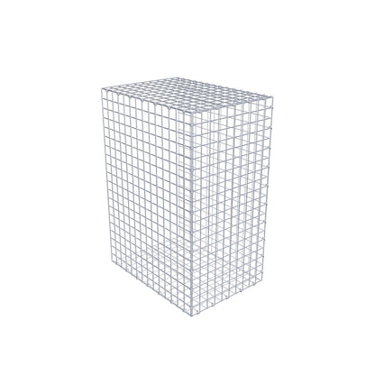 Gabião Tipo 2 100 cm x 70 cm x 50 cm (C x A x P), malhagem 5 cm x 5 cm, anel C
