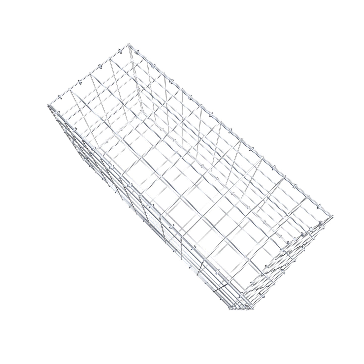 Gabião 100 cm x 50 cm x 40 cm (C x A x P), malhagem 10 cm x 10 cm, anel C