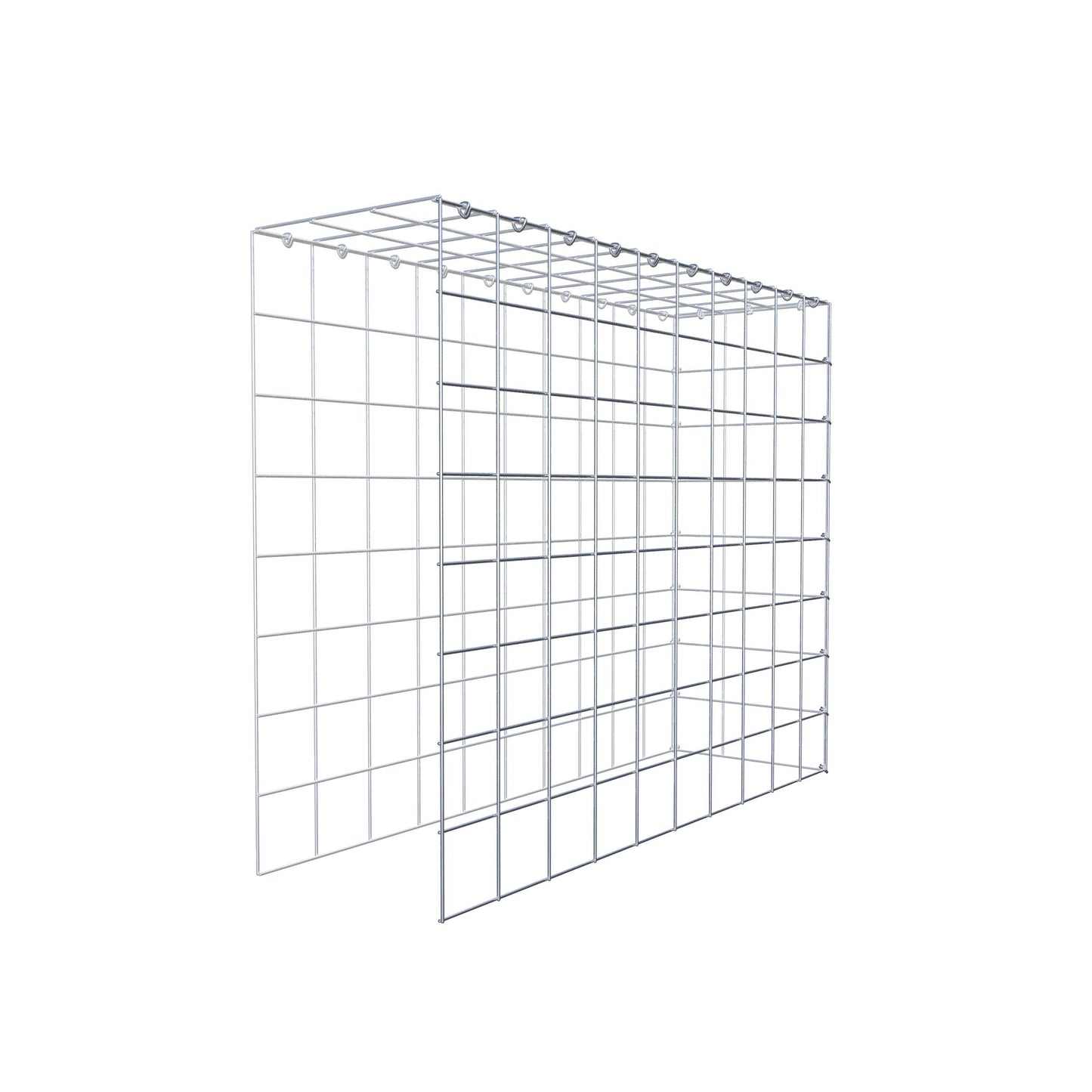 Fourche rapportée type 4 100 cm x 80 cm x 30 cm (L x H x P), mailles 10 cm x 10 cm, anneau C