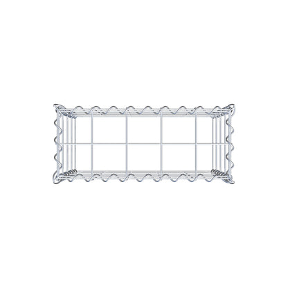 Gavión adicional tipo 3 50 cm x 40 cm x 20 cm (L x A x P), malla 10 cm x 10 cm, en espiral