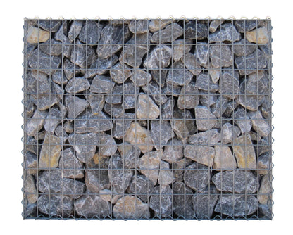 Gabião 100 cm x 80 cm x 30 cm (C x A x P), malhagem 5 cm x 10 cm, espiral