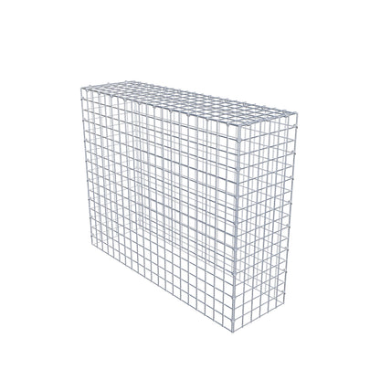 Anbaugabione Typ 3 100 cm x 80 cm x 30 cm (L x H x T), Maschenweite 5 cm x 5 cm, C-Ring