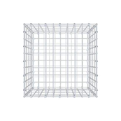 Gabion 50 cm x 50 cm x 50 cm (L x H x D), maskestørrelse 5 cm x 10 cm, C-ring