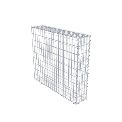 Gabbione aggiuntivo tipo 2 100 cm x 90 cm x 20 cm (L x H x P), dimensione maglia 5 cm x 10 cm, a spirale