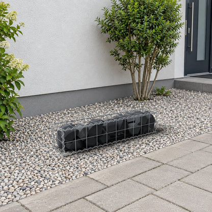 Gabião 100 cm x 20 cm x 20 cm (C x A x P), malhagem 10 cm x 10 cm, espiral
