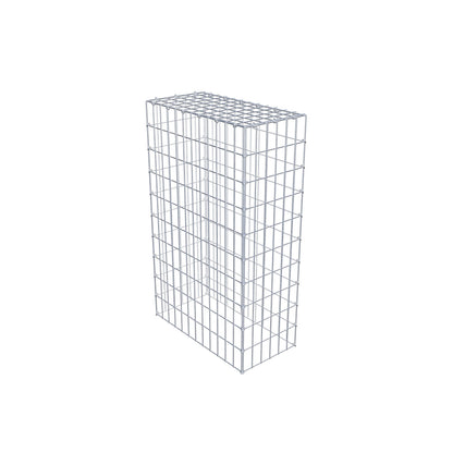 Gavión complementario de tipo 3 100 cm x 60 cm x 30 cm (L x A x P), malla 5 cm x 10 cm, anillo en C