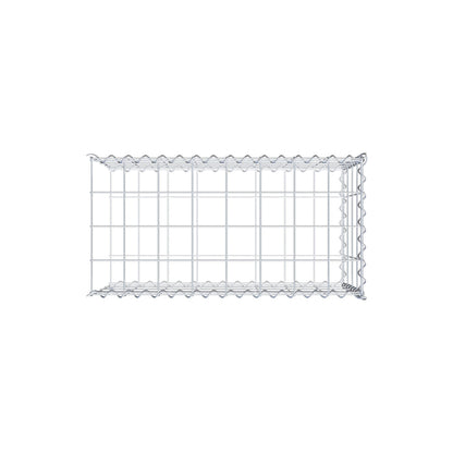 Gabbione aggiuntivo tipo 2 80 cm x 40 cm x 40 cm (L x H x P), dimensione maglia 10 cm x 10 cm, a spirale